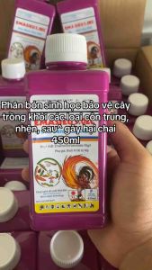 Trừ sâu sinh học trị nhện đỏ nhện gié rệp sáp rầy xanh và sâu các loại chai 450ml