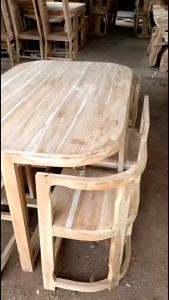 set meja makan 6 kursi meja 1 kayu jati asli produk asli furniture jepara barang readi stok set kursi makan kayu jati meja makan kayu jati meja makan oval mewah elegan