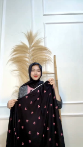 Mukena Rayon Dewasa Jumbo Motif Fita Free Tas | Mukena Terbaru | Mukena Terlaris 1 | Mukena Rayon Renda Kerut Kening