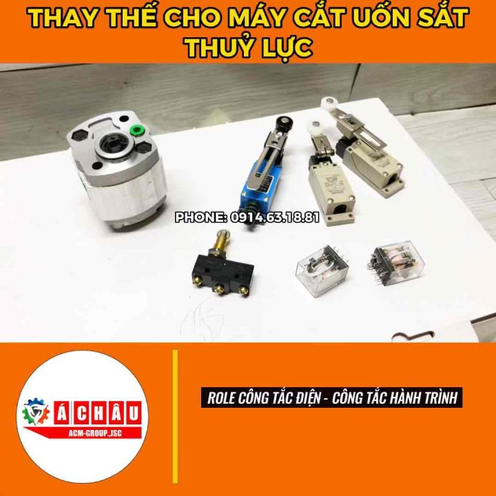Công tắc hành trình, Rơ le trung gian, Bơm bánh răng, Bơm dầu , phụ ...