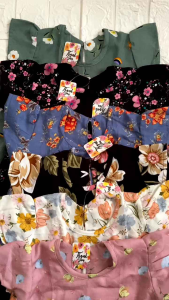 Dress Anak Cewek | Baju Anak Rayon Motif | Baju Anak Terbaru