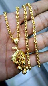 Kalung Wanita Rantai lintin Anggur Lapis Emas  Tempahan
