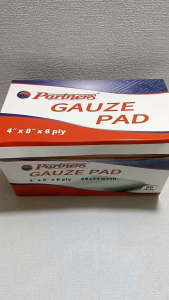 Gauze Pad 4x8\" 8Ply (10Pack/100s)