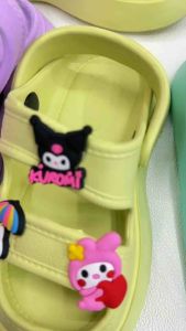 Style Sphere Sandal Selop Anak Perempuan Ban Dua Kuromi Sendal Anak Cewek Tali Belakang Motif Lucu Kekinian Viral