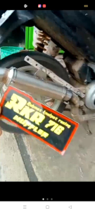 Knalpot SAMLONG Rkr Inlet 50/38 untuk Mio Sporty, Smile & Soul