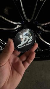 ฝาปิดดูมล้อ เสริมความกระชับดุมล้อ D2 V-Series ขนาด 60 มิล 1คู่ มี 2 อัน