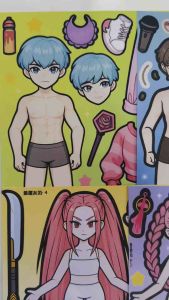 Set 8in1 sticker Kpop Hunter phối trang phục