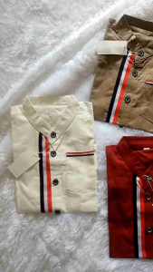 Kemeja Anak Laki-Laki Formal Polos – Baju Atasan Anak Modis Usia 2-8 Tahun