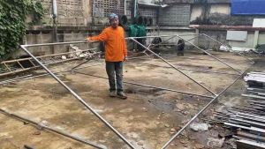 เต็นท์ประกอบ 4x8 ทรงจั่ว ผ้าใบ UV เเท้ - เต็นท์ประกอบ 4x8 ทรงจั่ว ผ้าใบ UV เเท้