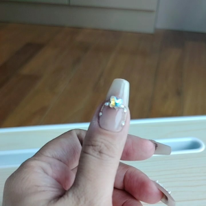 (FREE TOOLKIT ) 10 PCS PRESS ON NAILS. HANDMADE NAILS SIZE S