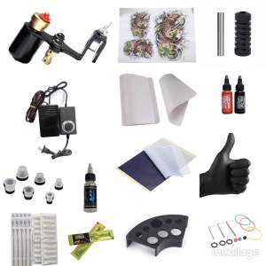 Bộ 1 máy mô tơ Rotary giá rẻ kèm 2 mực xăm