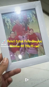 Paket Cetak Foto 4R (10x15) + Bingkai