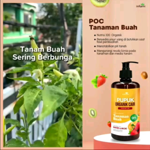 KASFARM-PUPUK ORGANIK CAIR PRARAWATAN TANAMAN BUAH / BUNGA KOMPOS POC 500ML