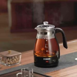 OREAS Chigo Tea Boiler Household Steam Teapot Black Tea Puer Glass Electric Kettle Thermal Steaming Teapot志高大灯煮茶器家用蒸汽煮茶壶黑茶普洱玻璃电热水壶保温蒸茶壶 