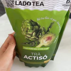 Combo 3 Gói Trà Atiso ladophar date mới thảo mộc cao cấp 100 túi lọc