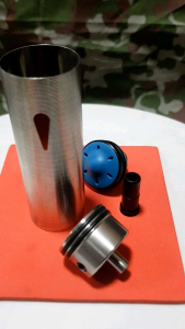 Stainless Bore Up Cylinder Set For MP5 Ver.2 #Aeg Toys Blaster