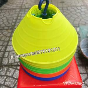 Combo 10 Mắc cơ tập luyện Nấm tập chiến thuật Cone chiến thuật bóng đá - Quyensports
