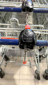 SuperMarket Trolley Coins Sets - Six sets of colorful coins with clips - Made in SG