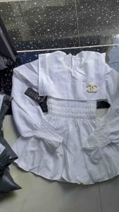 Áo sơ mi trắng bo chun sơ mi tay bồng tiểu thư cực sang chảnh áo kiểu nữ thiết kế cổ bẻ phom Áo sơ mi cổ vuông tay phồng