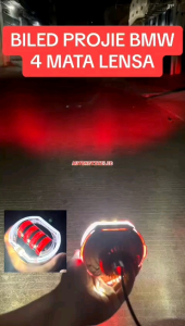 Lampu Biled Universal 4.5 Inch: Projie 4D & Daymaker Tembak