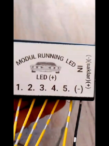 Modul lampu tembak ala matrik