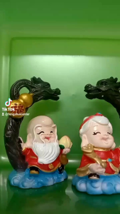 Pajangan Dewa Dewi Long Life & Topper Cake Dewa Panjang Umur