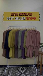 AL | LEYA SET / SETELAN CELANA WANITA / SETELAN CRINKLE AIRFLOW