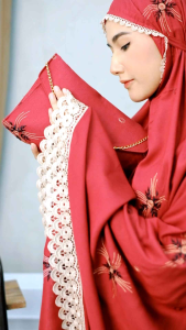 MUKENA RAYON ZENITH BORDIR | MUKENA BORDIR | MUKENA RAYON BORDIR DEWASA | MUKENA BORDIR DEWASA