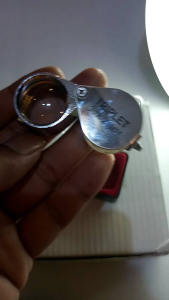 Kaca Pembesar Triplet 30X 21mm Stainless – Alat Periksa Emas Batu Perhiasan