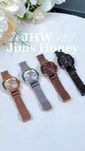 JIMS HONEY JHW 37 JAM TANGAN WANITA HAND WATCH JAM TANGAN MAGNET STAINLESS TALI PASIR