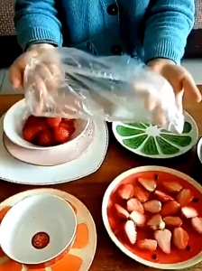 AT1050 Penutup Serbaguna / Penutup Kepala Untuk Mandi / Penutup Makanan