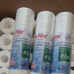 Sediment filter air catridge/ Spun/ Penjernih air NANO FILTER 10 inch 0.3 micron (AL309)
