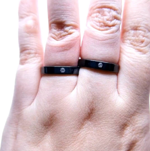 [GRATIS CETAK NAMA] Cincin Couple Titanium Anti Karat M42 | Cincin Pasangan | Cincin Hadiah | Cincin Lamaran | Cincin Tunangan | Aksesoris Pria Wanita