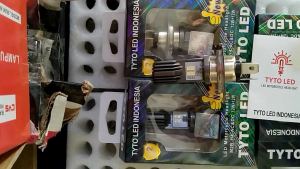 Lampu Depan LED  TYTO VIXION Original Socket H4 M2B 12W AC DC Motor VIXION