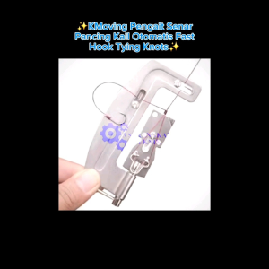 Pengait Senar Pancing Kail Otomatis Fast Hook Tying Knots - MRH11 - Silver