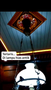 lampu langit-langitlampu antiklampu gantunglampu model jadullampu antik repro vintagelampu joglolampu hias ukuran 40cm