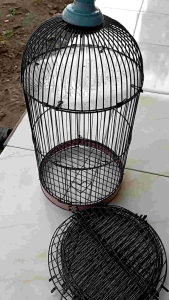 Ansang Ancak Pres Sangkar Pleci Tebok Pleci Ram Besi Bawah Sangkar Kandang Burung Pleci Besi Bulat