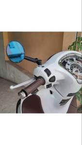 MOTORCYCLE ROUND SIDE MIRROR UNIVERSAL CNC BULAT