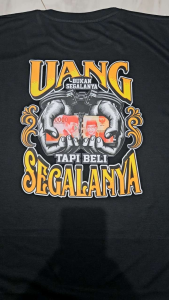 Kaos Atasan oblong pria Lengan pendek \ Kaos oblong Uang bukan segalanya tapi bisa beli segalanya \ Kaos Oblong Cowok/ Baju Kaos Tshirt/ Tshirt pria / Tshirt pria