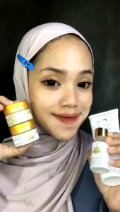TMT Skincare Trisen Magical Touch - Paket Glow Up 10× Mencerahkan Wajah & Flek Hitam - Pouch
