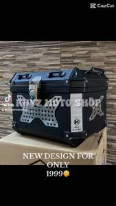 A01S-05  HNJ Top box Hard plastik 45L Single lock w/Backrest
