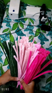 flower bouquet made of fuzzy wire best for any occasion and gifts.