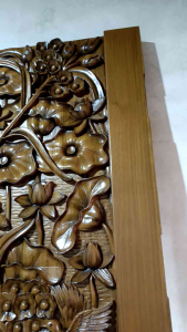 pintu ukiran bahan kayu jati tebal kayu jati perhutani tpk. percantik hunian anda dengan furniture terbaik dari kami.