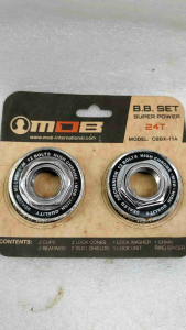 MOB B.B. SET SUPER POWER CBBX-11A SEALED MECHANISM. HIGH CHROME  HIGH QUALITY BOTTOM BRACKET FOR BMX BIKE HEAVY DUTY B.B. OPC PAMBATA B.B. PARTS
