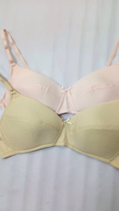 AVON MISSY NEW CLAIRE NON-WIRE 2-PC FULL COTTON BRA SET