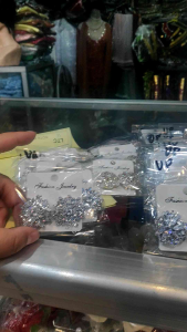 ( restock ) aneka giwang model jepit anting clip pengantin manten jawa sunda besar jumbo zircon sale murah grosir bintang emas silver putih cantik