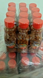 พริกป่นคั่วหอมบรรจุขวด 75 กรัม ยกแพค 12 ขวด