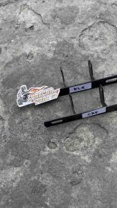 PANGKON DUDUKAN PLAT NOMOR DEPAN HONDA CRF DAN KAWASAKI KLX BAHAN TEBAL