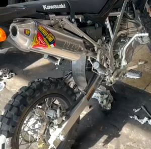 Knalpot Norifumi Rocket 4 Bore untuk Crf150L, Wr155 D-Tracker & Klx150s