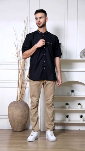 AnNajwa kemeja koko baju muslim pria atasan pria terbaru